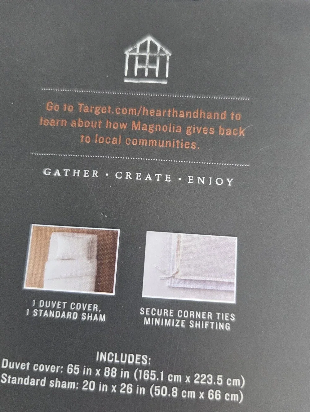 Hearth And Hand Linen Blend Duvet Set